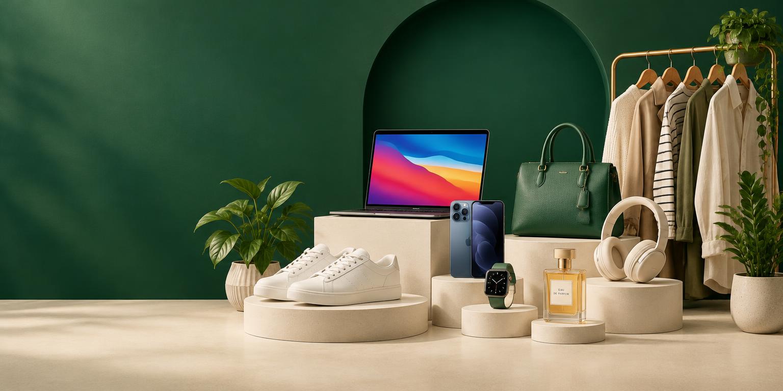 Fashion, electronics and home essentials on display